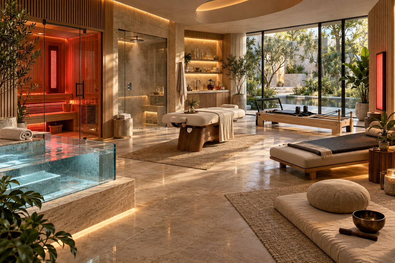 High-design home wellness sanctuary Out-Fit facility